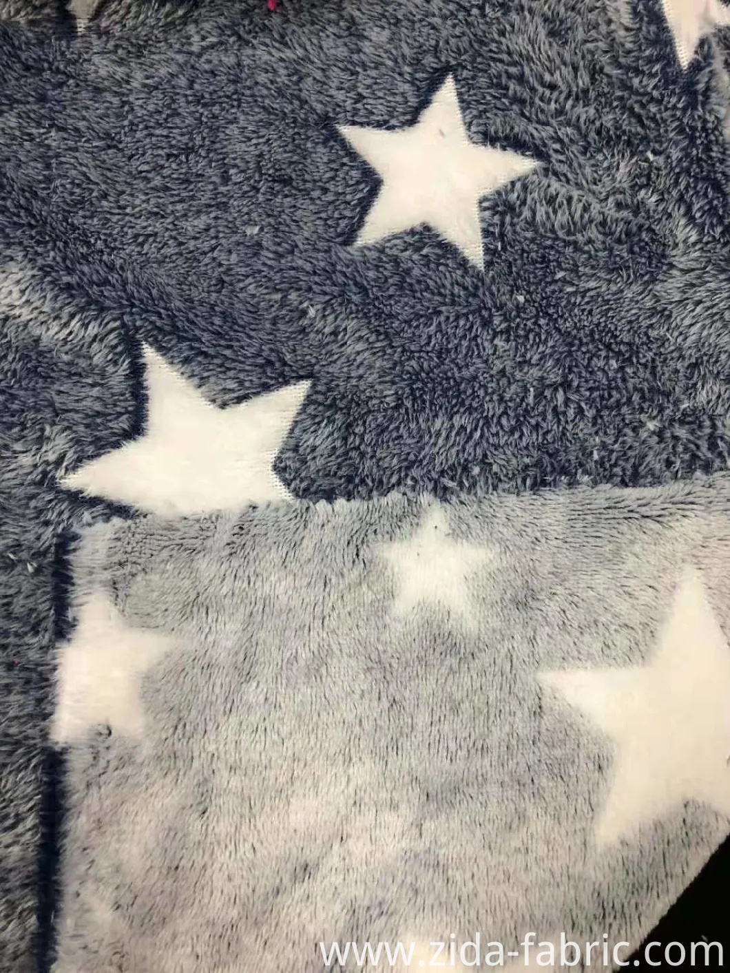 100% Polyester 150d Double Side Flannel with Special Printed Knitted Fabric